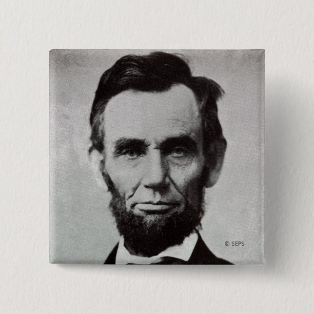 Porträt von Abe Lincoln 2 Button (Vorderseite)