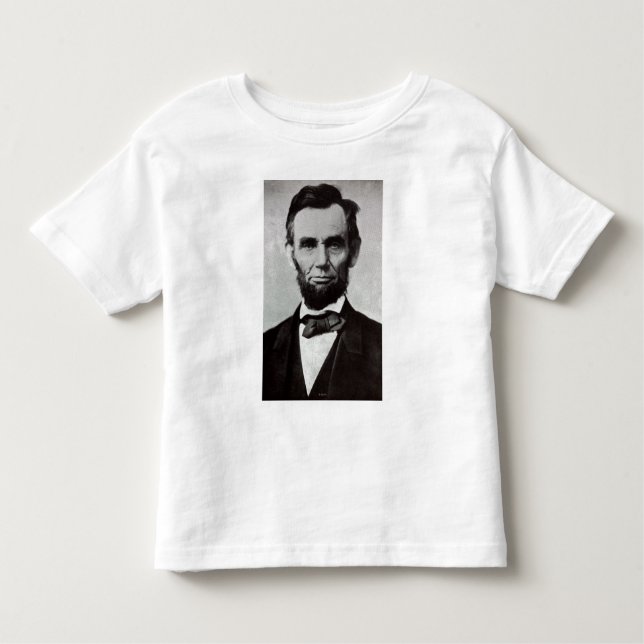 Porträt von Abe Lincoln 2 Kleinkind T-shirt (Vorderseite)