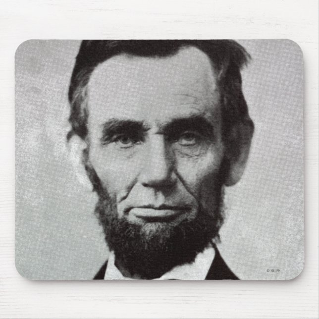Porträt von Abe Lincoln 2 Mousepad (Vorne)