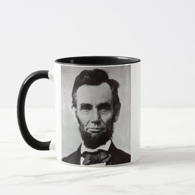 Porträt von Abe Lincoln 2 Tasse (Links)