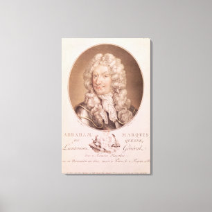 Porträt von Abraham Duquesne Leinwanddruck