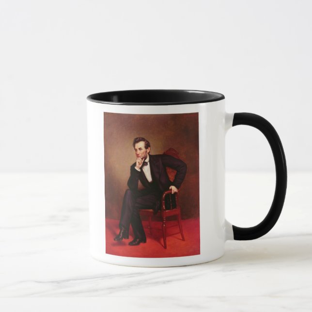 Porträt von Abraham Lincoln Tasse (Rechts)