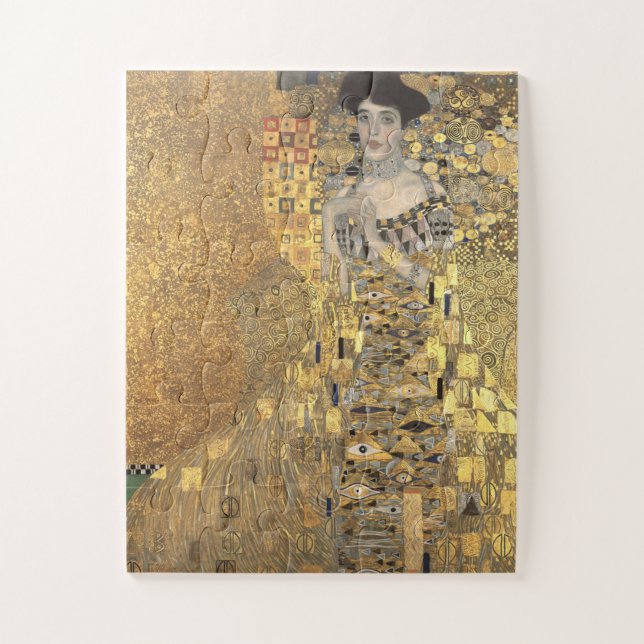 Porträt von Adele Bloch-Bauer 1, Kunst Klimt Puzzle (Vertikal)