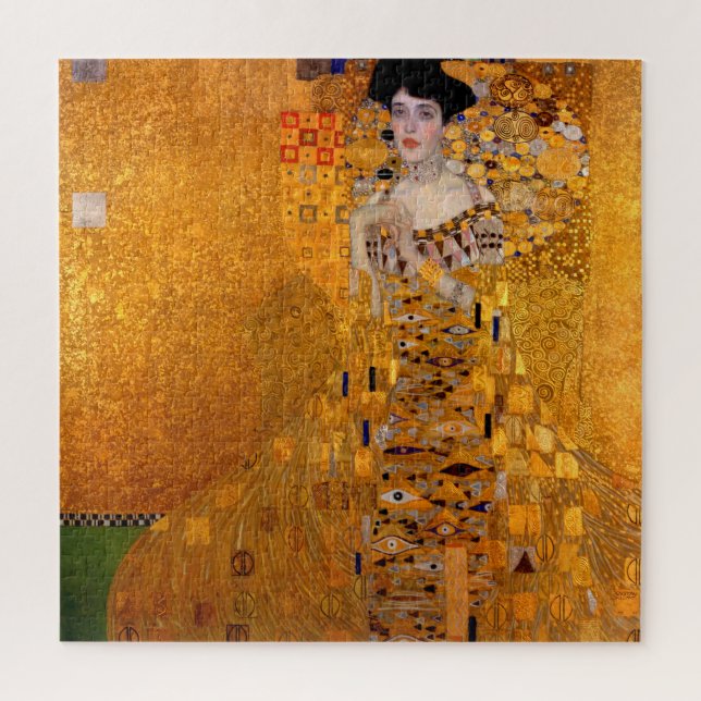 Porträt von Adele Bloch-Bauer I von Klimt Puzzle (Vertikal)