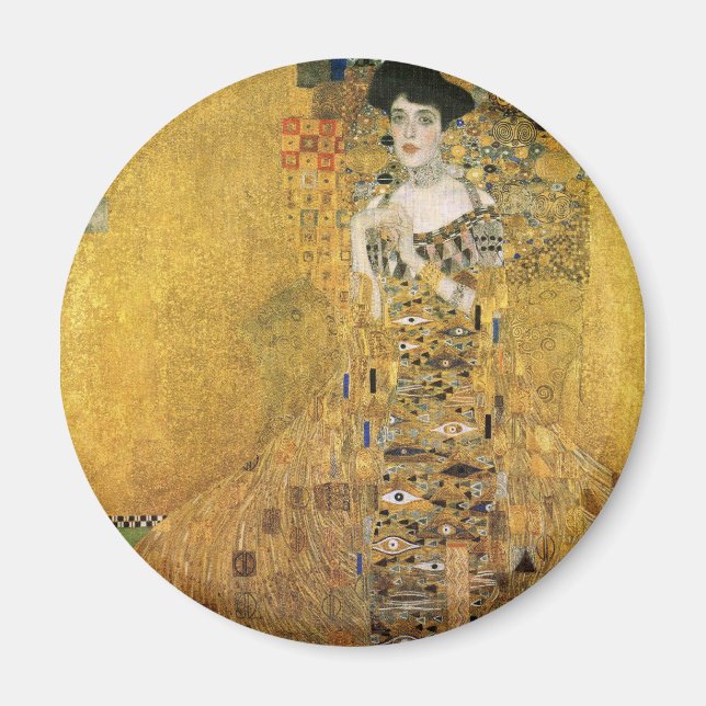 Porträt von Adele Bloch-Bauer Magnet (Vorne)