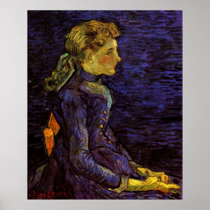 Porträt von Adeline Ravoux von Vincent van Gogh Poster