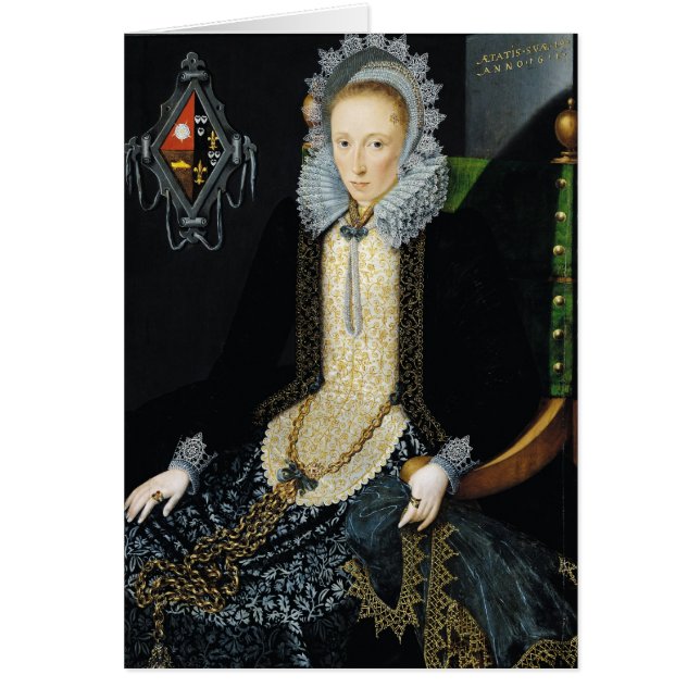 Porträt von Adriana van Nesse, 1611 (Vorne)