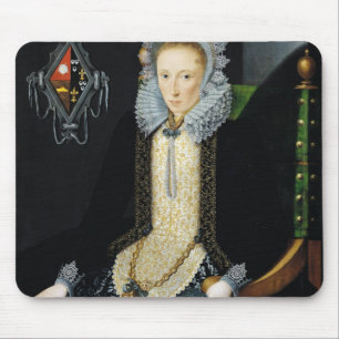 Porträt von Adriana van Nesse, 1611 Mousepad