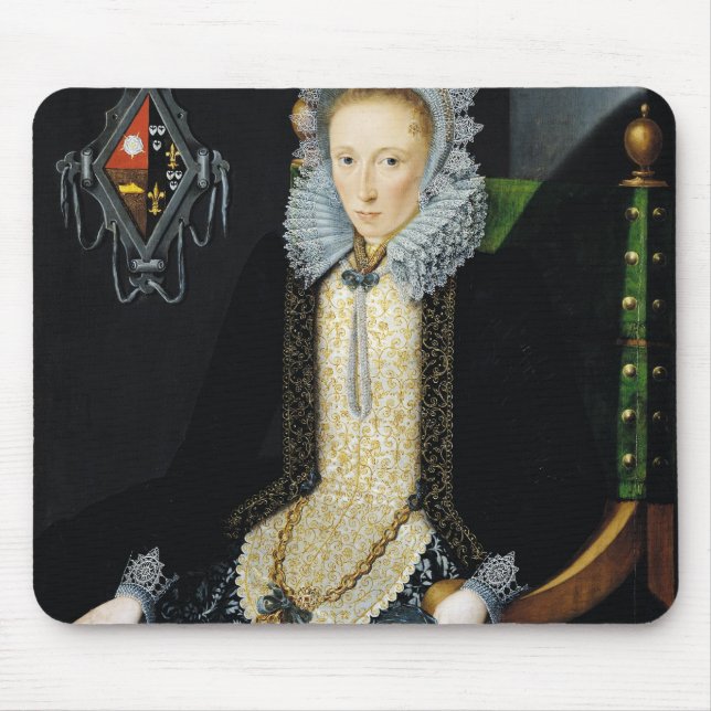 Porträt von Adriana van Nesse, 1611 Mousepad (Vorne)