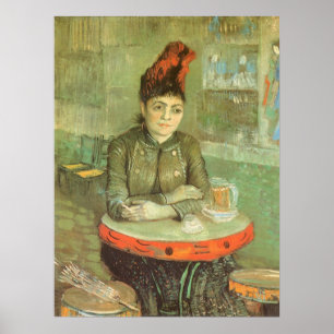 Porträt von Agostina Segatori von Vincent van Gogh Poster