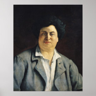Porträt von Alexandre Dumas pere, 1878 Poster