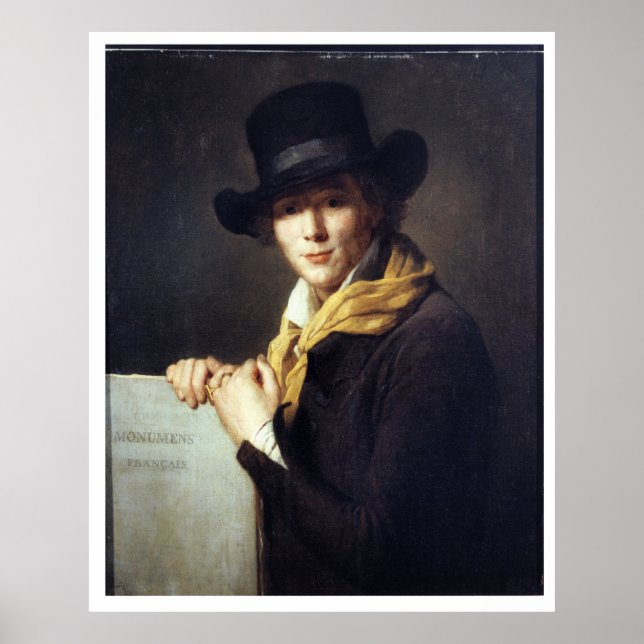 Porträt von Alexandre Lenoir Poster (Vorne)