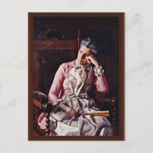 Porträt von Amelia Van Buren von Thomas Eakins ( Postkarte
