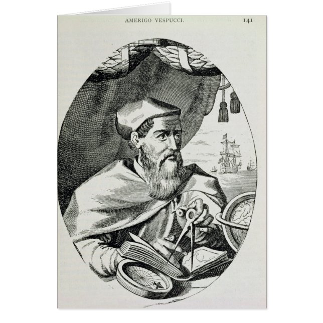Porträt von Amerigo Vespucci (Vorne)