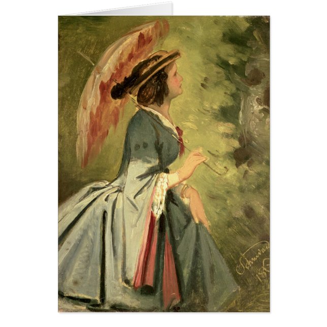 Porträt von Anna, die Tochter des Künstlers, 1860 (Vorne)