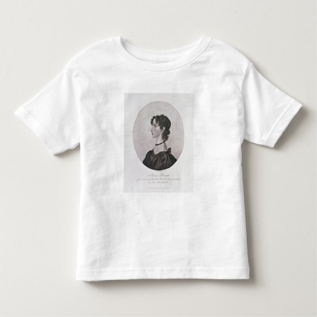 Porträt von Anne Bronte (1820-49) von einem Kleinkind T-shirt (Vorderseite)