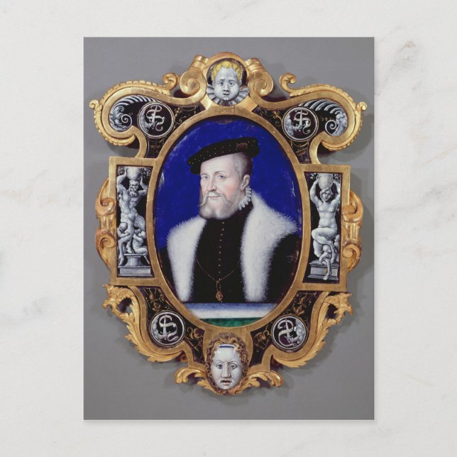 Porträt von Anne, Erster Herzog von Montmorency Postkarte (Vorderseite)