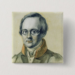 Porträt von Anton A. Delvig, 1830 Button