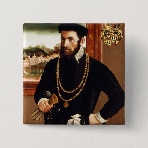 Porträt von Anton Rummel von Liechtenan Button