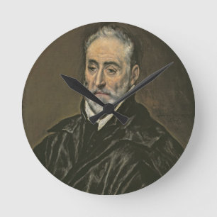 Porträt von Antonio de Covarrubias y Leiva (1514- Runde Wanduhr