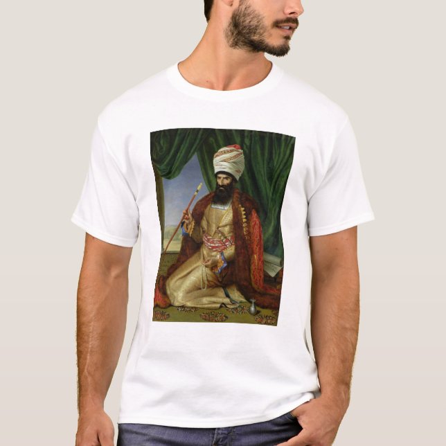 Porträt von Asker-Khan, Botschafter von Persien T-Shirt (Vorderseite)