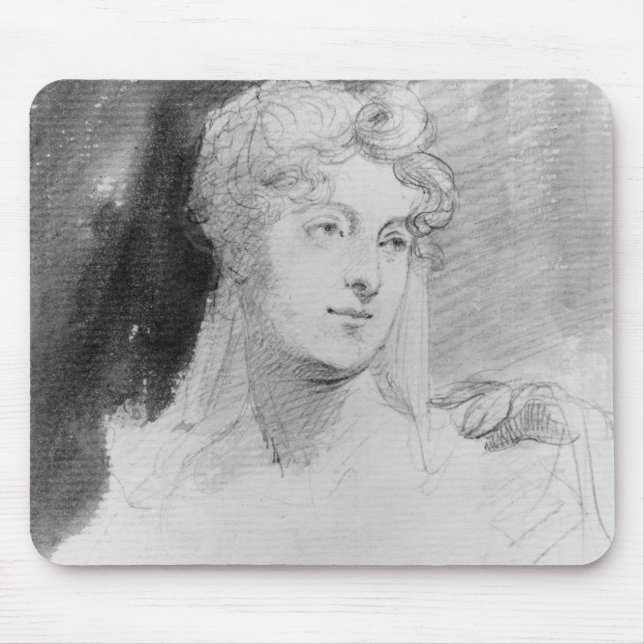 Porträt von Augusta Leigh Mousepad (Vorne)