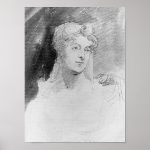Porträt von Augusta Leigh Poster