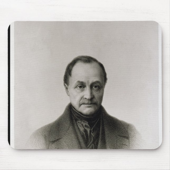 Porträt von Auguste Comte, französischer Philosoph Mousepad (Vorne)