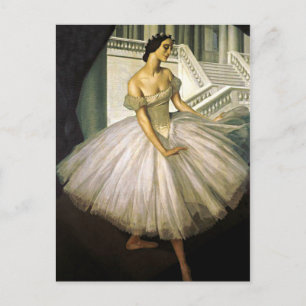 Porträt von Ballerina Anna Pavolva Postkarte