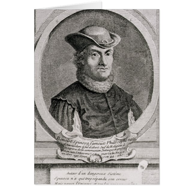 Porträt von Baruch oder von Benedict Spinoza (Vorne)