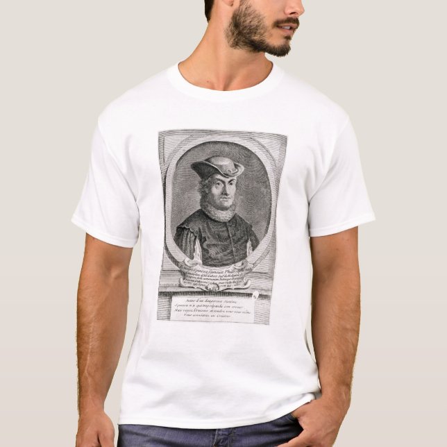 Porträt von Baruch oder von Benedict Spinoza T-Shirt (Vorderseite)