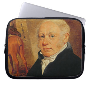 Porträt von Ben Marshall (1767-1835) (Öl auf canva Laptopschutzhülle