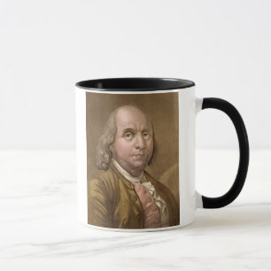 Porträt von Benjamin Franklin (1706-90), von 'Le Tasse