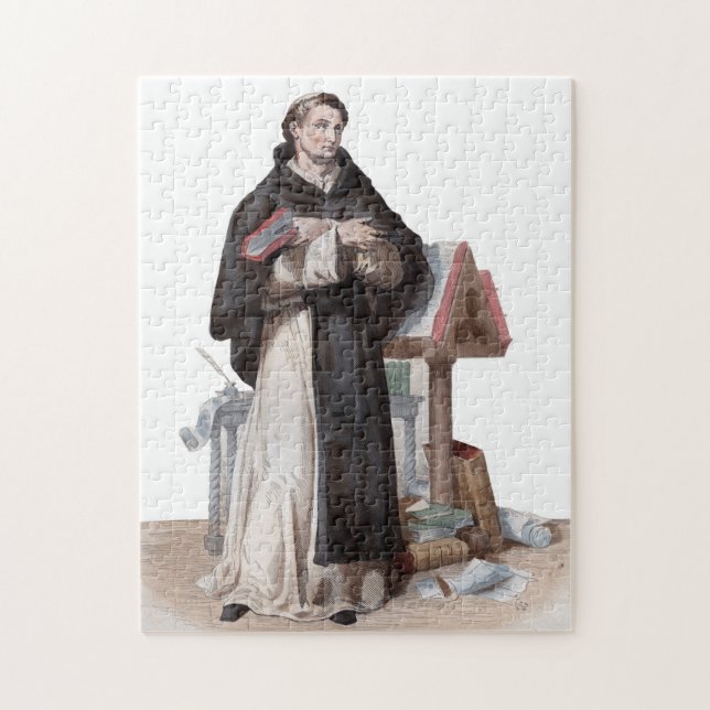 Porträt von Bernhardiner de Clairvaux Puzzle (Vertikal)