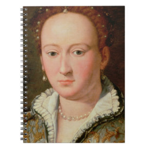 Porträt von Bianca Cappello, c.1580 (Öl auf Kupfer Notizblock