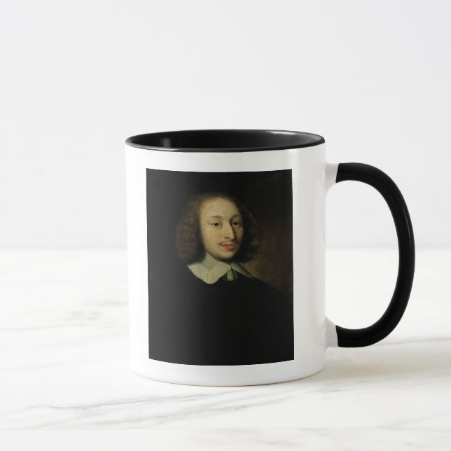 Porträt von Blaise Pascal Tasse (Rechts)