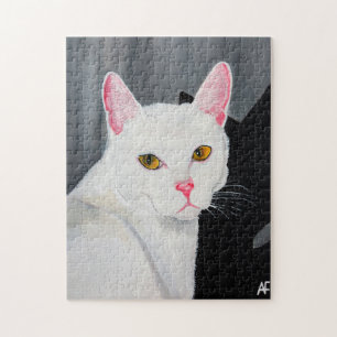 Porträt von Blanca Gemälde von Alfred Fox Puzzle