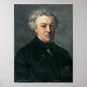 Porträt von Camille Corot c.1863 Poster