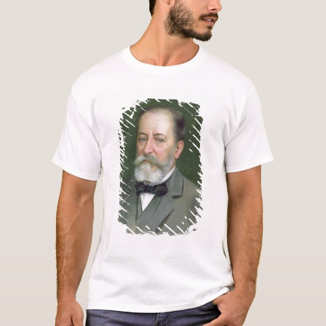 Porträt von Camille Heiligem-Saens 1903 T-Shirt (Vorderseite)