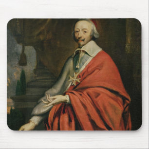 Porträt von Cardinal de Richelieu Mousepad