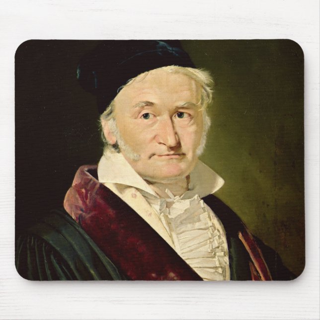 Porträt von Carl Friedrich Gauß, 1840 Mousepad (Vorne)