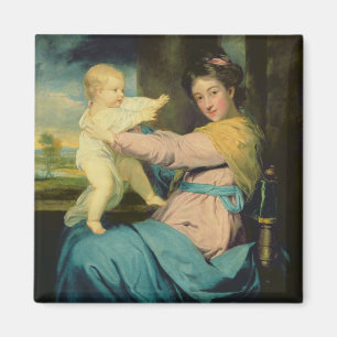 Porträt von Caroline, Herzogin von Marlborough mi Magnet
