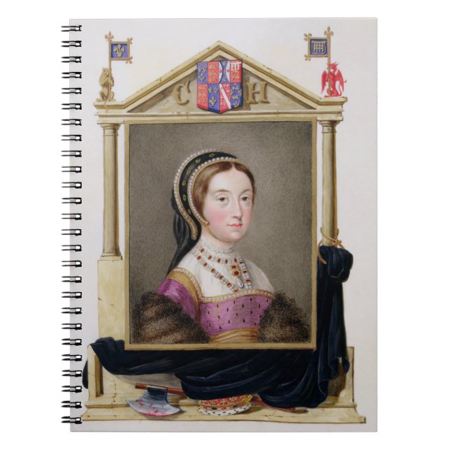 Porträt von Catherine Howard (c.1520-d.1542) 5. Q Notizblock (Vorderseite)
