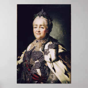 Porträt von Catherine II von Russland 2 Poster