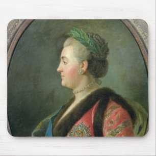 Porträt von Catherine II von Russland Mousepad