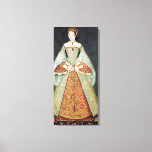 Porträt von Catherine Parr (1512-48), 1545 (Farbe Leinwanddruck