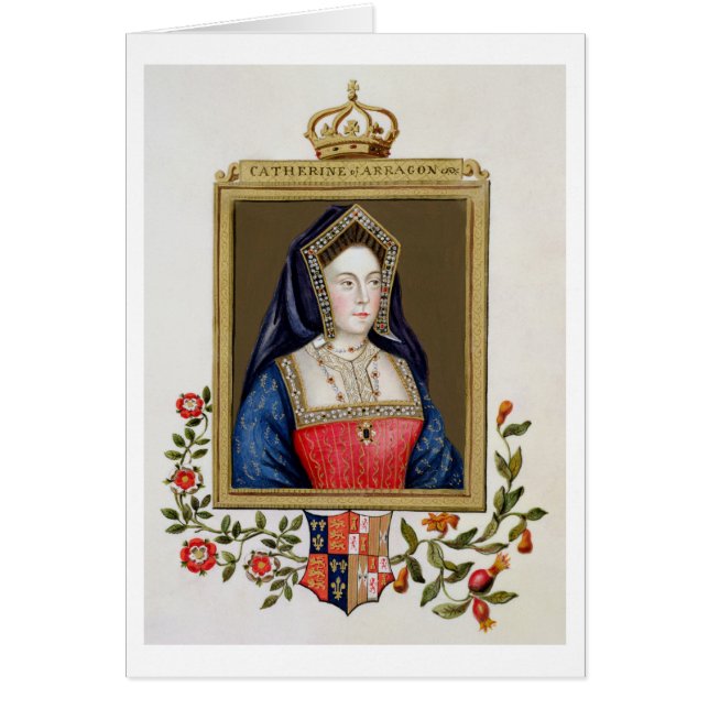 Porträt von Catherine von Aragonien (1485-1536) 1. (Vorne)