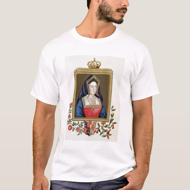 Porträt von Catherine von Aragonien (1485-1536) 1. T-Shirt (Vorderseite)