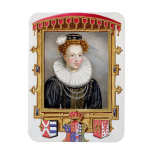 Porträt von Catherineparr-(1512-1548) 6. Ehefrau Magnet