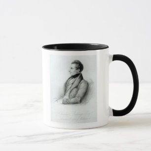 Porträt von Charles Babbage 1832 Tasse